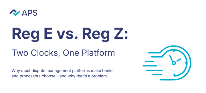 Regulation E vs Regulation Z dispute timeline comparison